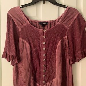 Denim 24/7 Plum Tunic Shirt